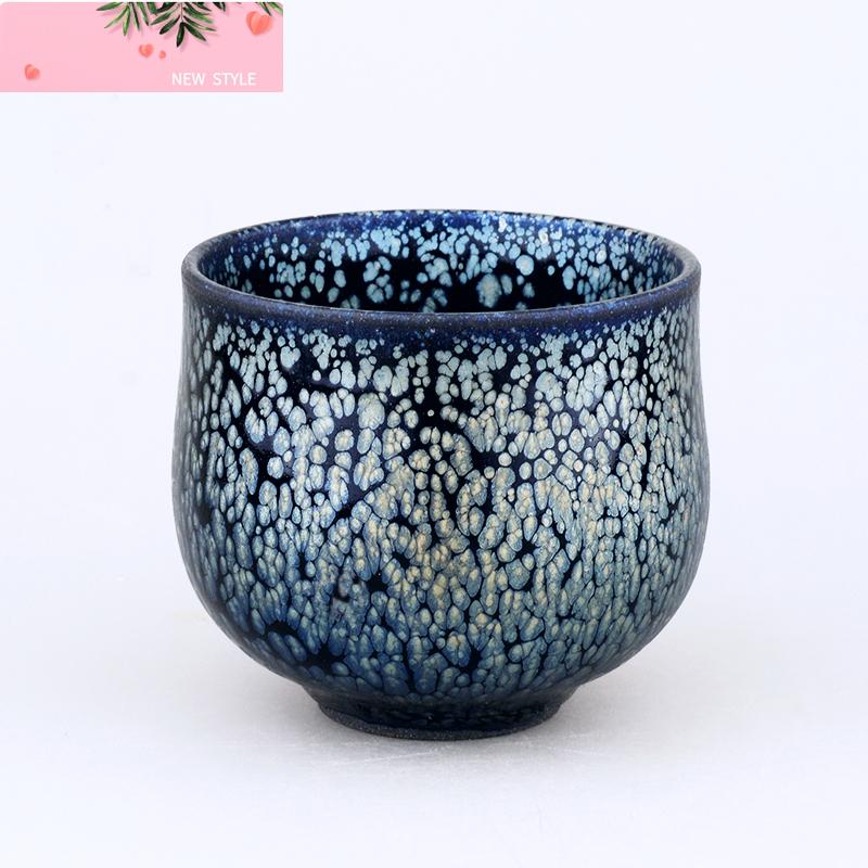 

Jian zhan Handmade Classic Tenmoku Tea Cup Clay Glaze Fire in Kiln under 1300 Celcius Porcelain Tea Bowl Ceramic Teacup CN