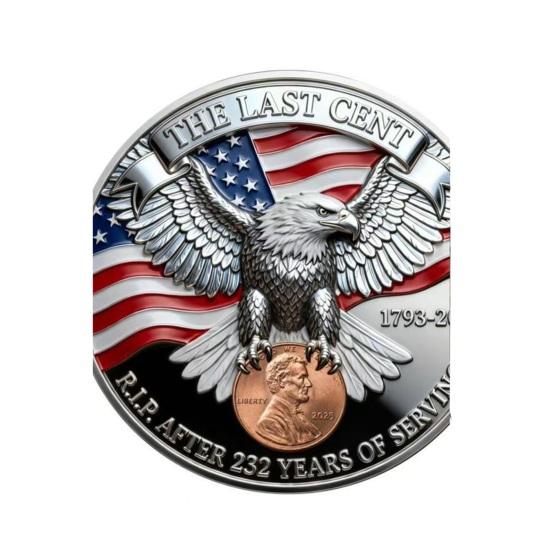 USA Utmaningsmynt Metall Dubbelsidig US Minnesmynt Samlarobjekt Minnessak för Samlare