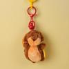 Cartoon Dachshund Plush Toy Camera-Style Keychain Backpack Accessory