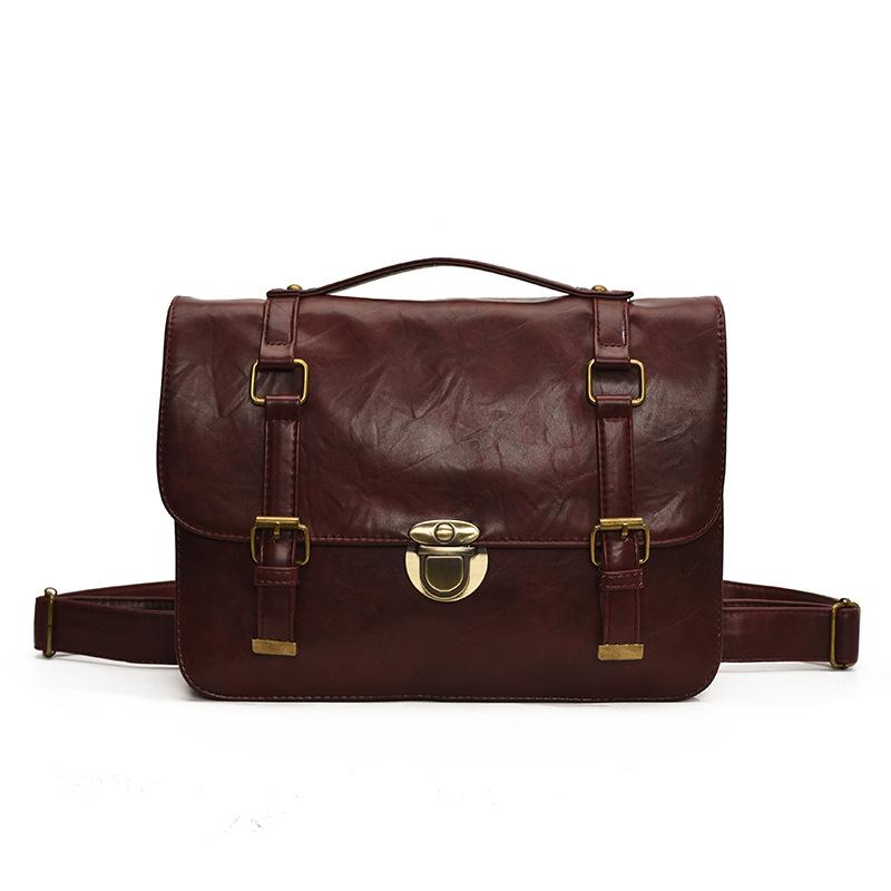 

Европейский ретро-дизайн, большая вместимость, детский рюкзак из модной дышащей ткани вино красного