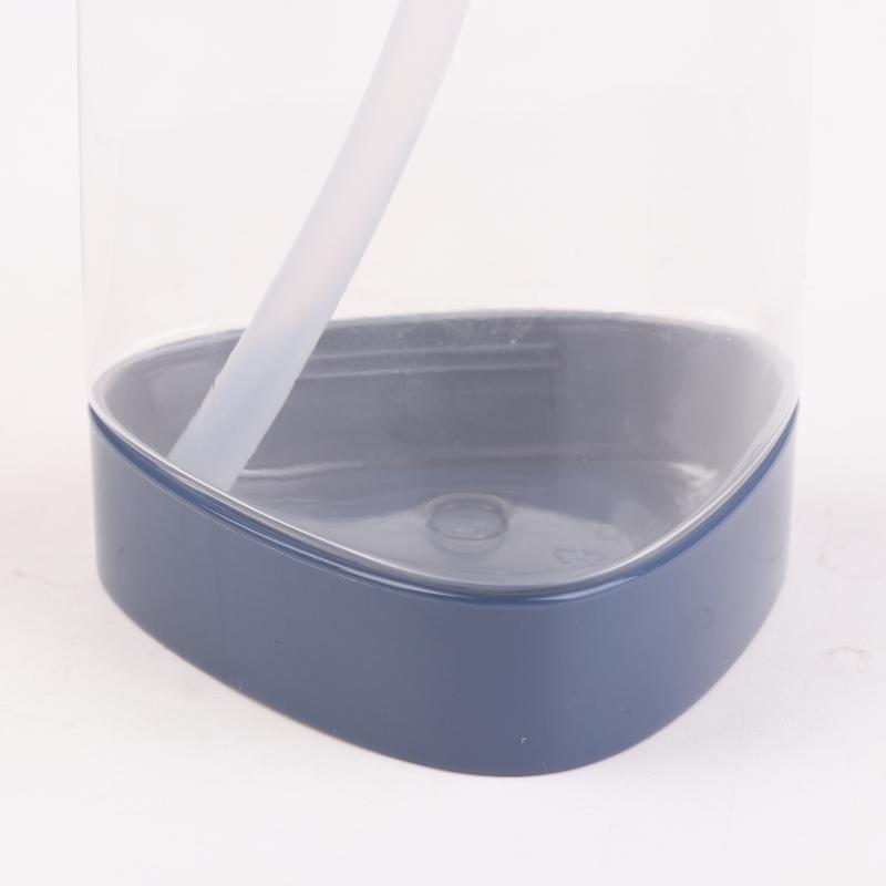 1Pcs Plastic Press Empty Shampoo Bottle High-Capacity Refillable Travel Portable Container Shower Gel Bottle Transparent