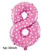 Dora Balloon Cartoon Girl Ballons Happy Birthday Banner Party Decoration Monkey Cake Topper Supplies Gift Disposable Tableware