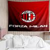 Associazione Calcio Milan Tapestry for Bedroom Aesthetic Classroom Tapestries Wall Hanging for Living Room Dorm Office,Ideal Creative Gift