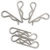 Yoliko 4pcs Heavy Duty Stainless Steel Cotter Pin R Clip Large Spring Retaining Wire