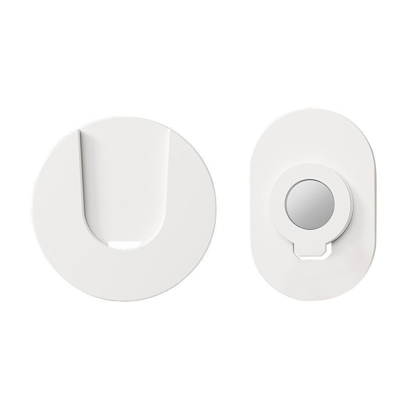 Wall-mounted Router Storage with Magnetic Attachment Hole-free Socket Strip and Hook System