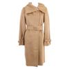 Max Mara [/Domestic Regular] 10160833000 100% Camel Belted Gown coat 36 BrownUsed