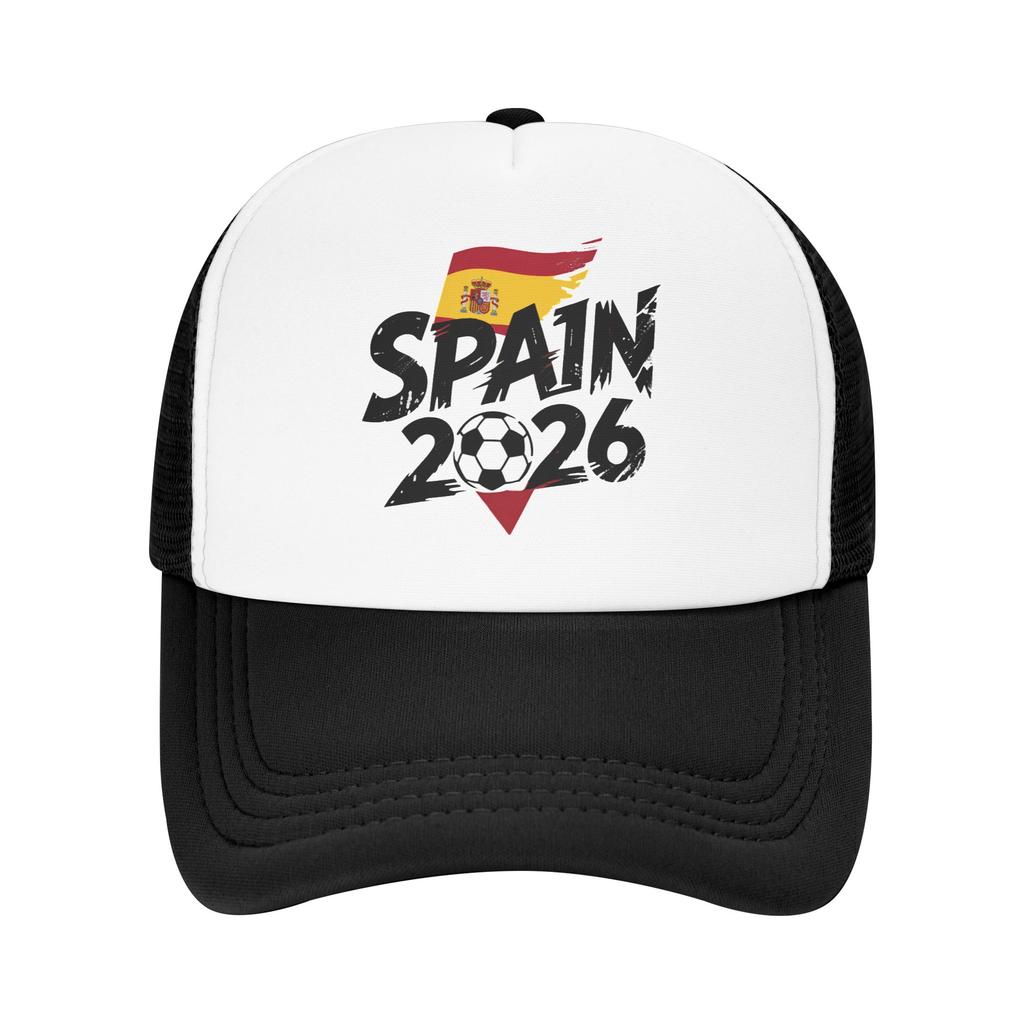 Spain Football Match Mesh Baseball Caps Unisex Women Trucker Worker Cap Usa Canada Mexico Soccer Dad Hat Summer Trucker Hats