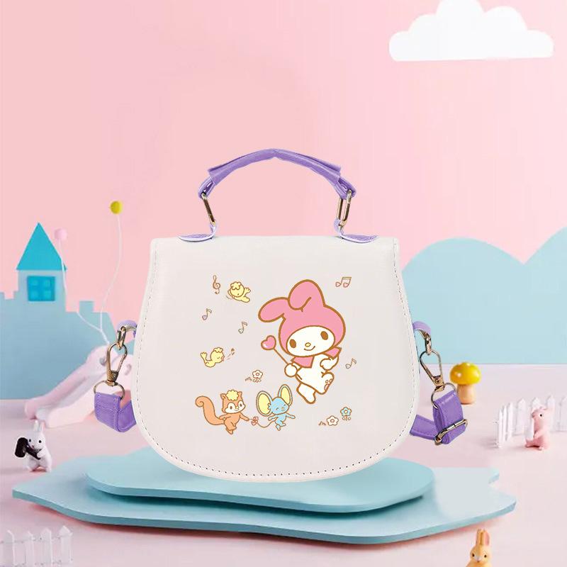 Korean Version of Trendy Cartoon Printing Cute High-value Student Shoulder Bag Women's Portable Handbag