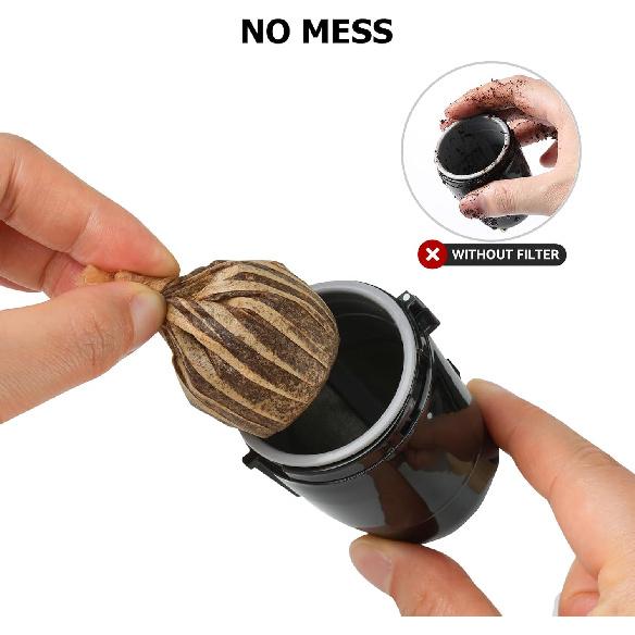 Jednorázové kávové filtry pro můj K-Cup, K-Carafe, Cuisinart SS-RFC a další velké opakovaně použitelné filtrační kalíšky (Nebělený 100 kusů)
