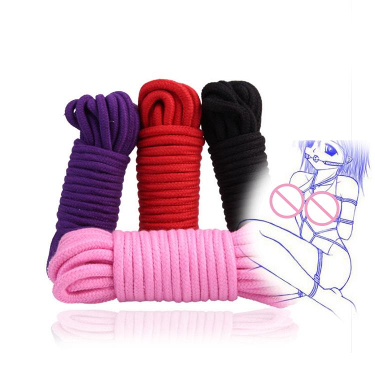 Sex Game Bondage Rope Restraint Rope Sex Toys for Couples SM Ropes SM Bondage Sex Rope 5M 10 Meters Thickened Soft Cord