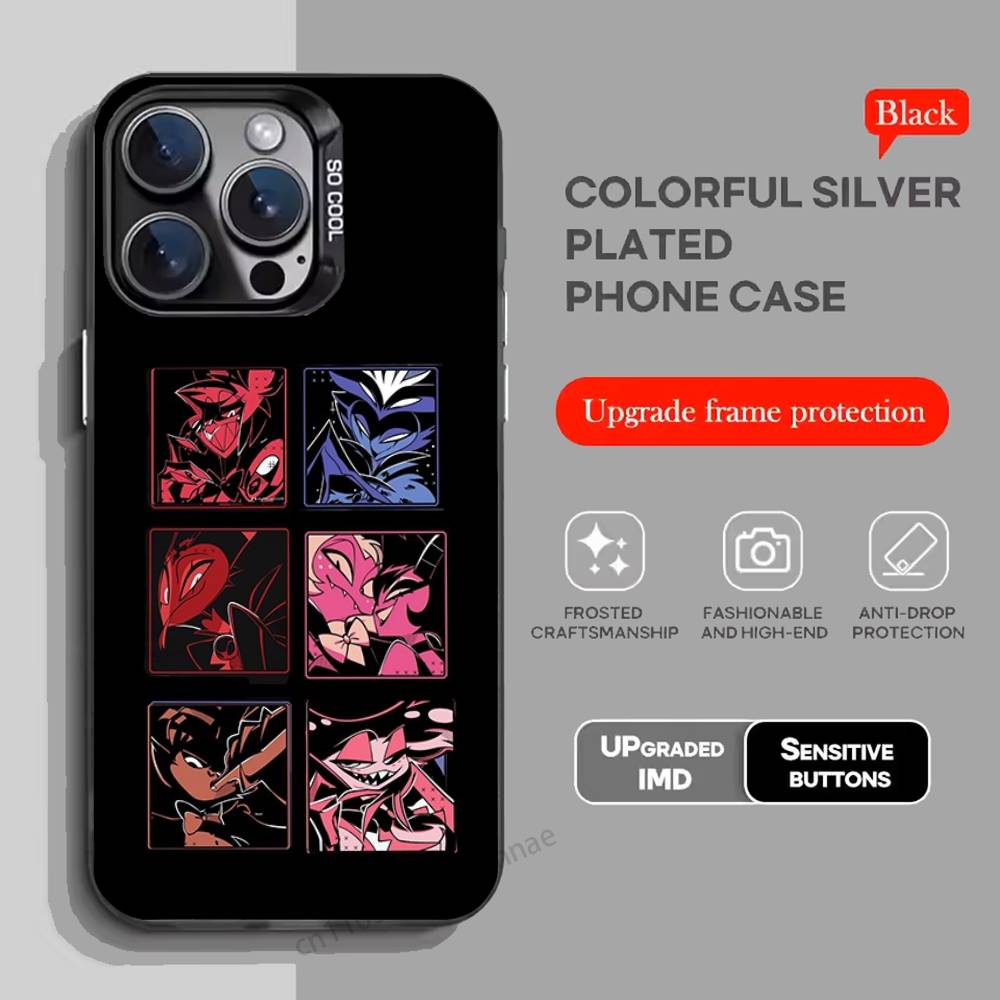 H-Helluva B-Boss Phone Case for iPhone 15 16 Pro Max  Air SE 11 13 Pro 14 Plus 12 11Pro 15Pro Max 16e Cover