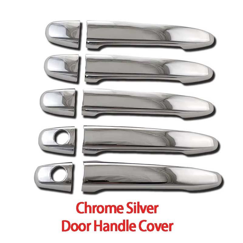 Abs Chrome Plated Silver Car Door Handle Cover For Toyota Land Cruiser Prado Fj120 2003 - 2009 Car Accessories Exterior Decorate