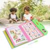 Electronic ABC Sound Book English Malay Language Animal Fruit Learning Kids Educational Toy with PenGreen