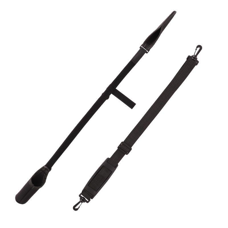 Tragbare Angelrutenhülle mit Köderschutzkappe und Klettverschluss