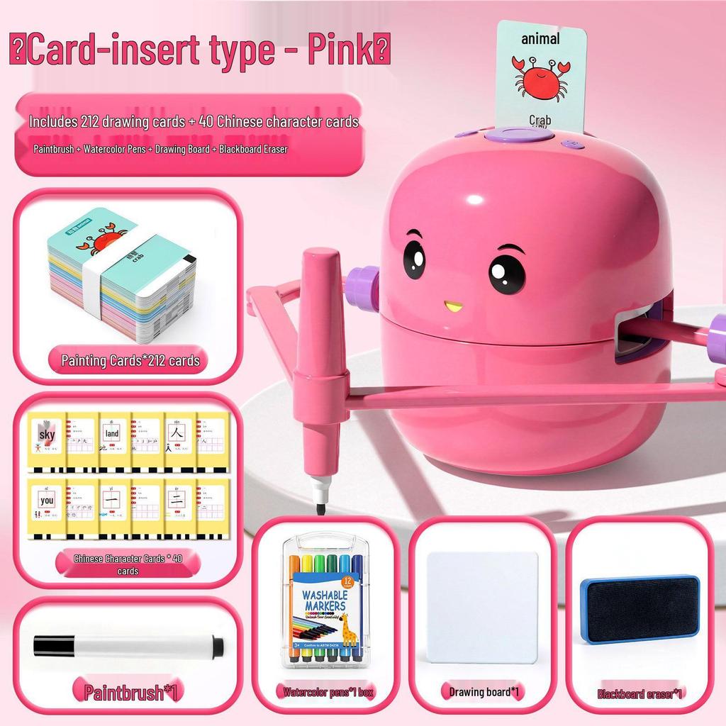 Smart Painting Robot for Kids - Interactive Education Toy with Pixel Beads