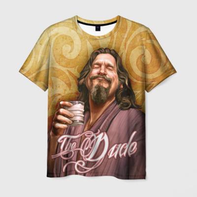 Film The Big Lebowski The Dude T-skjorte 3D-trykk Menn Kvinner Unik T-skjorte Topper Mote Unisex Stor Størrelse Streetwear Klær