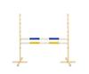 Sprunghindernis für Hobby Horse 120cm, zwei Stangen - blau und gelb