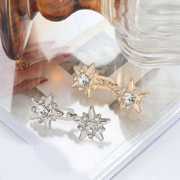 4 Pairs Star Jeans Button Pins No Sewing Required Trousers Waist Tightener Waist Buckles Trouser Button Pins