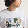 Vans X Atiba Collaboration Soft Comfortable Simple Round Neck Short Sleeve T-Shirt Unisex Tops VN000QJPWHT