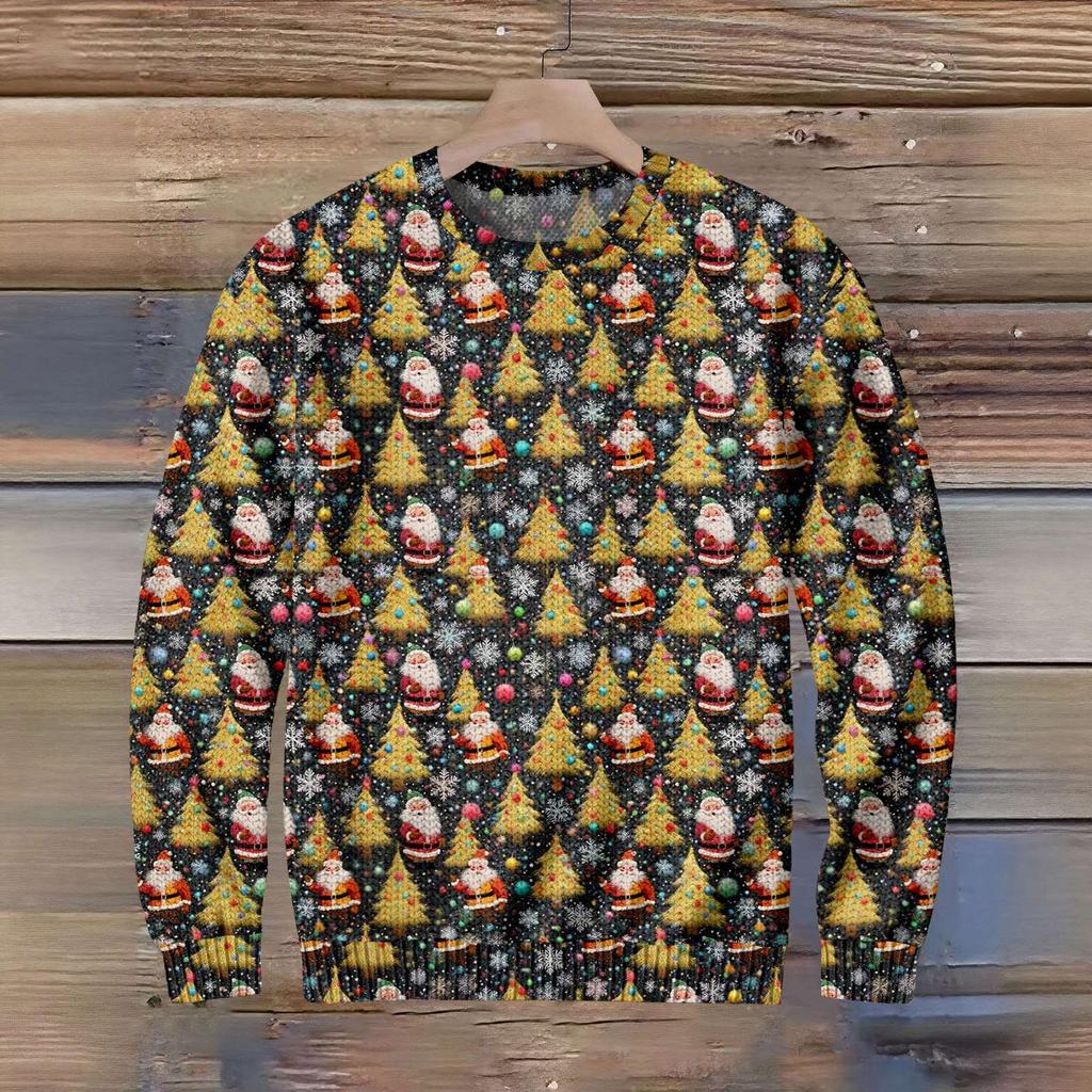 Funny Christmas Sweater For Men And Women, Holiday Pullover 2025, Novelty Crewneck Sweatshirt, Festive Gift