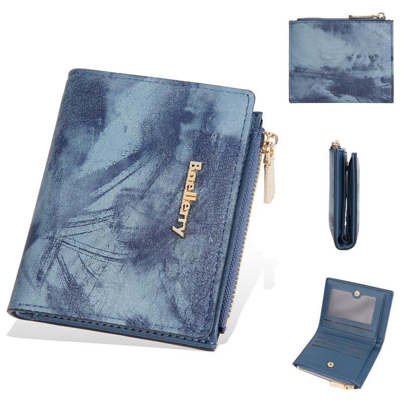 Baellerry Ink Painting Short Wallets for Women Card Holder Ladies Fashion Coin Purse Wallet