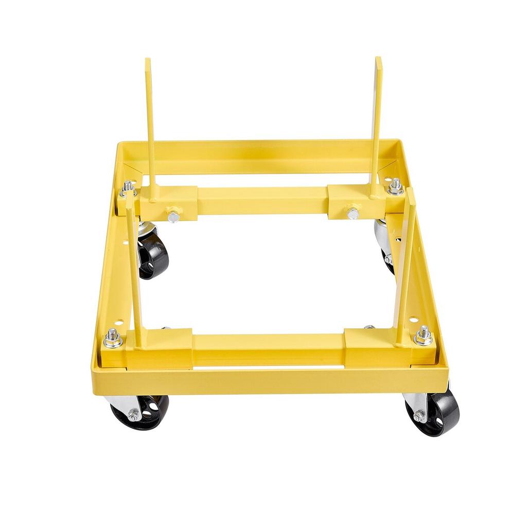 Engine Stand 750LBS/340KG Adjustable Motor Hoist Dolly Steel with 4-Caster