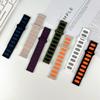 22mm Oval Design Magnetic Strap for Huawei Watch GT 6 Pro 46mm/Oppo Watch X/X2/4 Pro Silicone Watch Band Dual Color