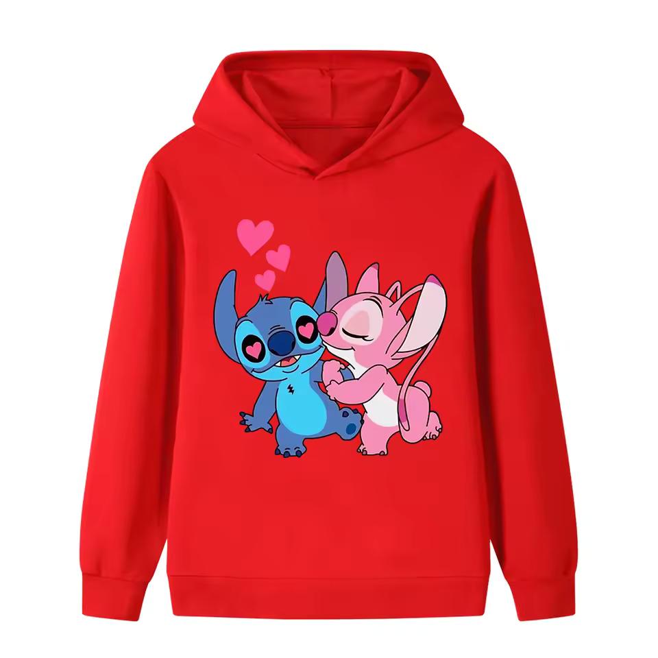 Dětská podzimní a zimní ležérní pohodlná mikina Chlapci Dívky Kreslený roztomilý potisk Módní teplá mikina