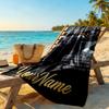 Michael Jackson Personalized Text Beach Towel Super Soft & Absorbent Suitable for Swimming Gym Camping Yoga Vacation