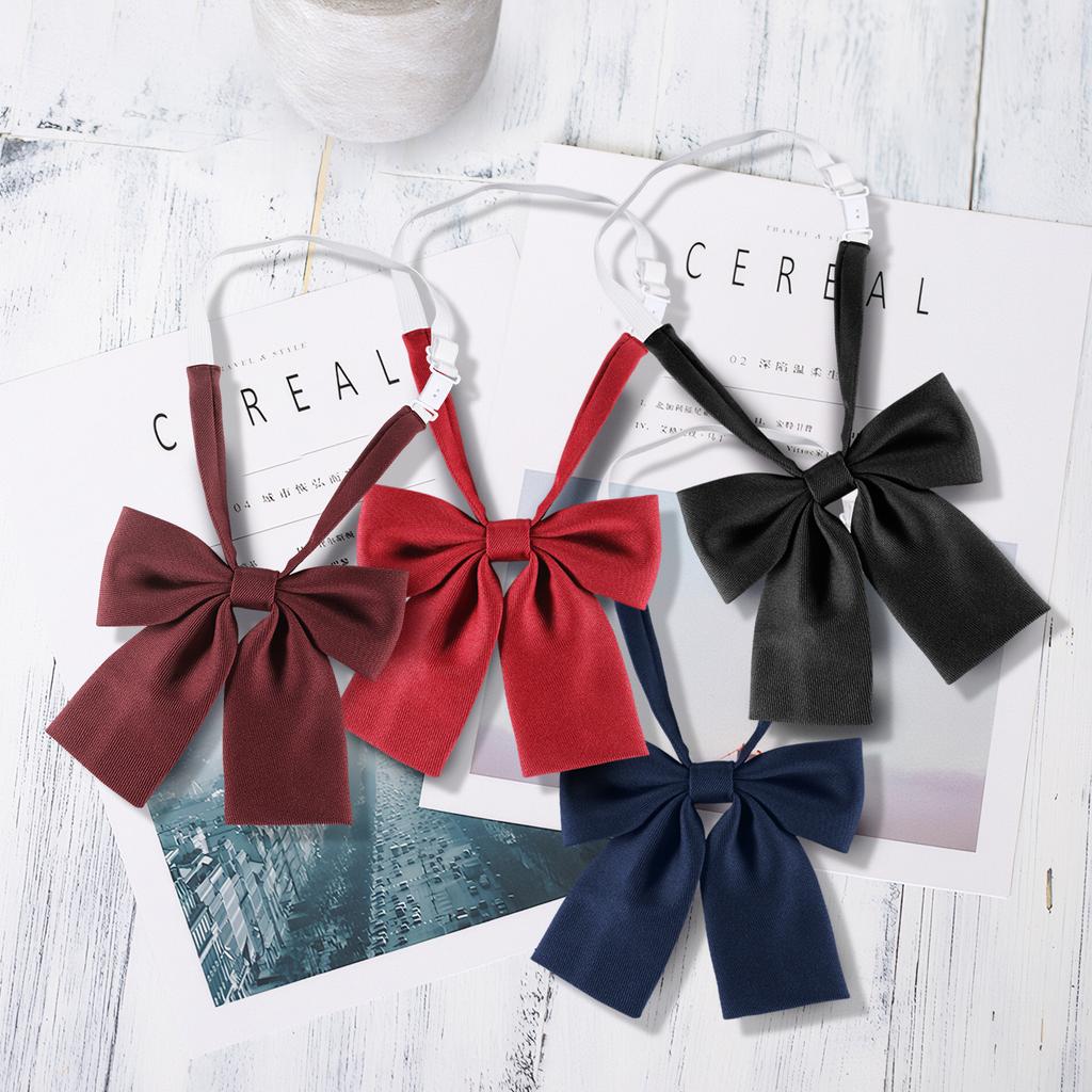 JK Small Necktie Bowtie Uniform Collar Butterfly Cravats For Student Basic Style School Uniform Ties Shirt Dress Neck Wear Ties