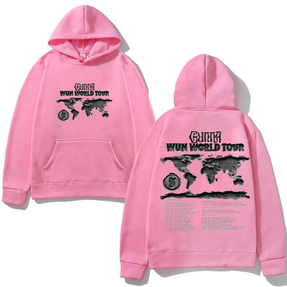 Rapper Gunna WUNNA World Tour 2025-2026 Hoodie Casual High Quality Cartoon Print Moletom with Hooded Fleece Comfortable Hoody