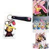 Adorable Silicone Pikachu Keychain Colorful Hoodie Accessory Gift For Birthdays