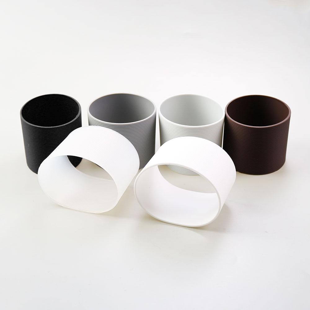 Mondo del Silicone 7CM Manicotto per Tazza in Silicone Isolamento Termico Copritazza per Caffè Copritazza in Ceramica Manicotti Antiscivolo per Bottiglie Manicotto per Tazza