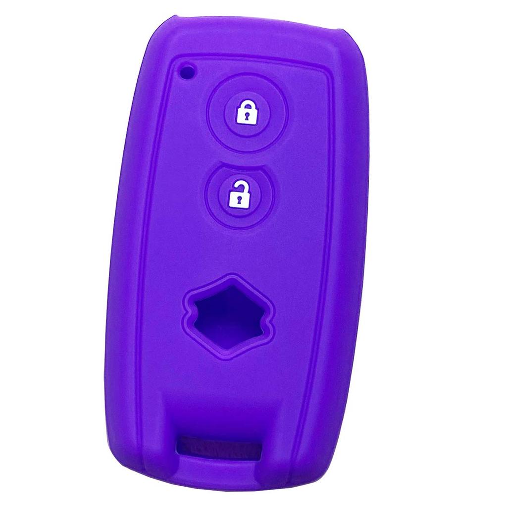 IKT Smart Key Silicone Cover for Suzuki Cars, Purple/Wagon R/Wagon R Stingray/Swift/MR Wagon, Etc.;