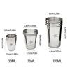 Outdoor Practical Travel Cups Set Colorful Coffee Cup Outdoor Tumblers Cup for Travel and Event