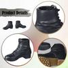 1/6 Scale Figure Boots,Male Action Figures Shoes Miniature Formal Fashion 1:6 Short Tube Boots
