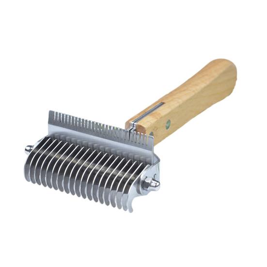 3 v 1 odstraňovač zacuchání hřebenů pro domácí mazlíčky, psy a kočky, hřebeny na uzly s bezpečnými hráběmi na spodní části chlupů, nástroj na péči o domácí mazlíčky