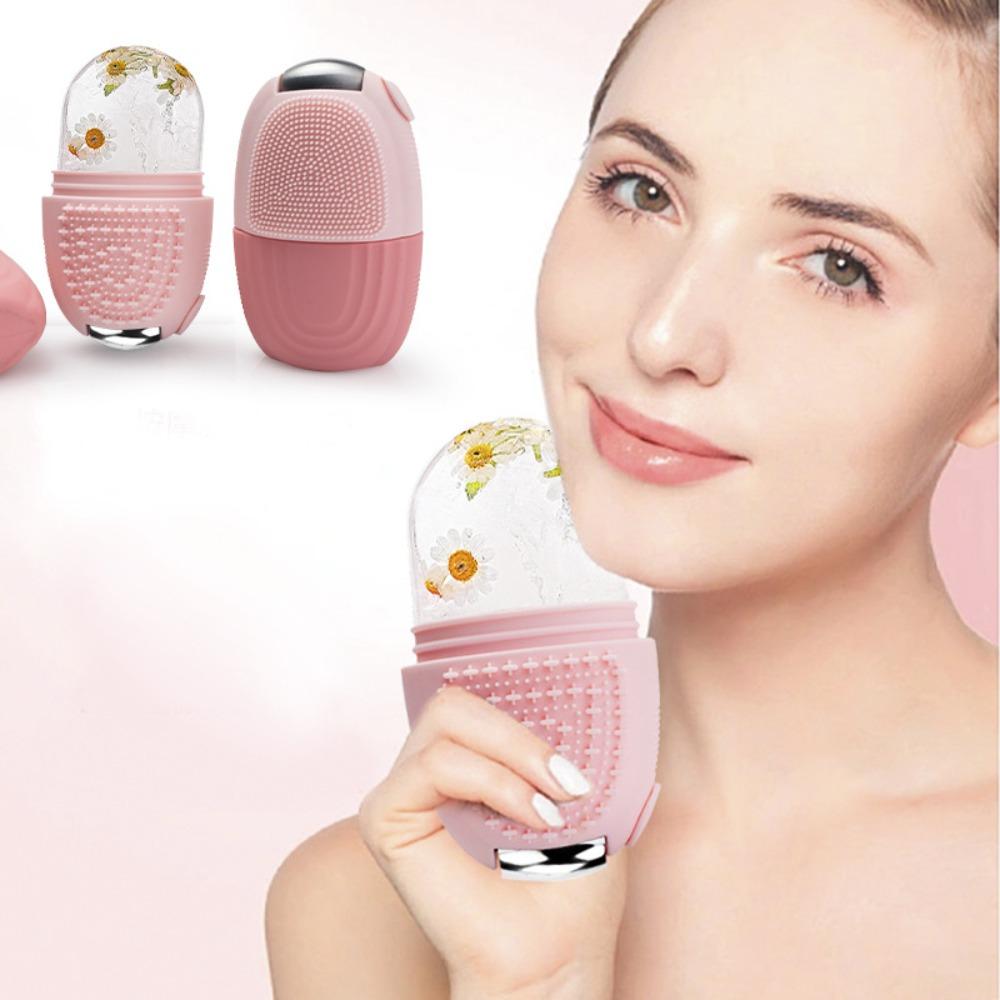 Silicone Ice Cube Trays Beauty Lifting Ice Ball Face Massager Ice Face Roller Contouring Eye Roller Reduce Acne Skin Care Tool