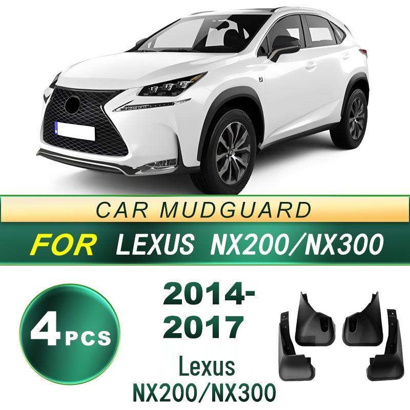 Lexus NX200/300 Tire Mudguard Soft Rubber Flaps (2014-2017 Models)