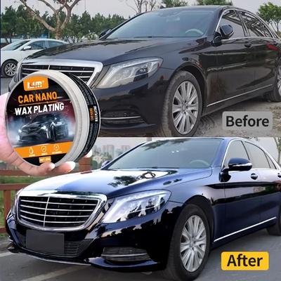 Premium Black Car Wax - Global Dark Enhancement, Mirror shine,UV Protection and Long-lasting Shield for Vehicles with Dark Paint