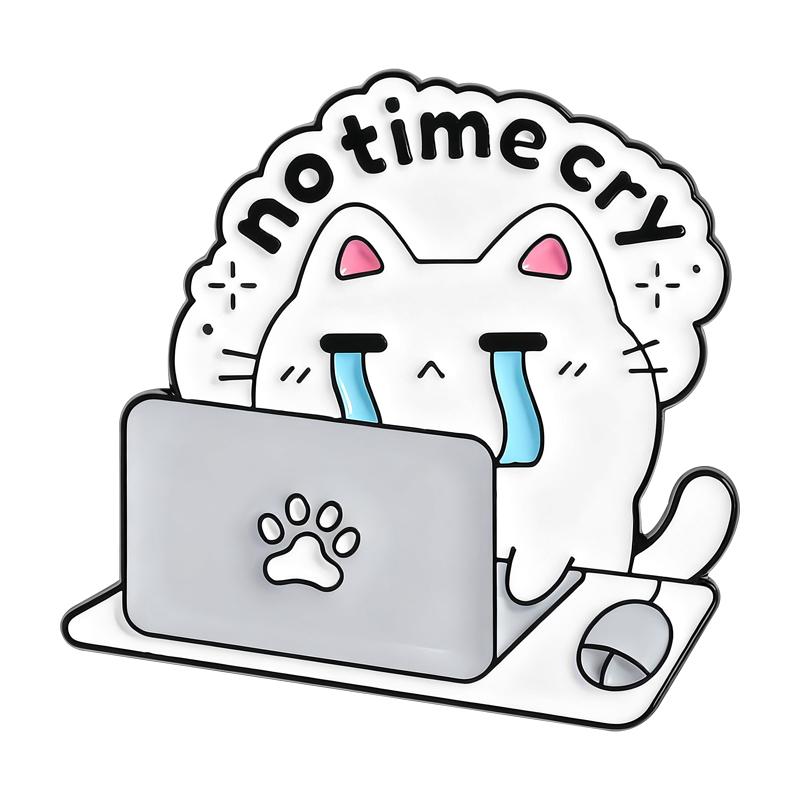 Cute Cat Collection Enamel Pins Cartoon Turbo Granny Cat Anime Character Kitten Doctor Animal Brooches Lapel Badge Jewelry Gifts