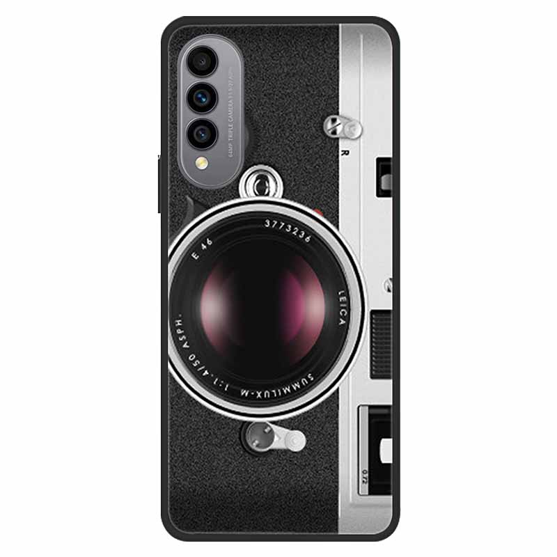 For WIKO T50 Case T 50 Soft silicone TPU Back Cover For Wiko T50 W-P861-01 W-P861-02 Phone Case WikoT50 Black Protective Painted