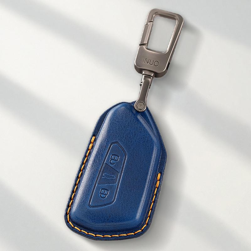 uwhxm4 Genuine Leather Protector for Volkswagen VW Golf  8MK8 ID 4 ID3for Skoda Octavia A8 MK4 Key Case Cover Fob