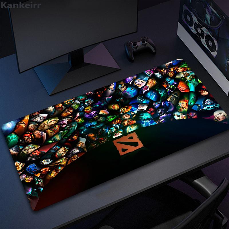 Dota 2 Mauspads Großes Tastaturpad Schreibtisch Gaming Mauspads Laptop Anti-Rutsch Büro Naturkautschuk Gamer Schreibtisch dota2 Mauspads PC
