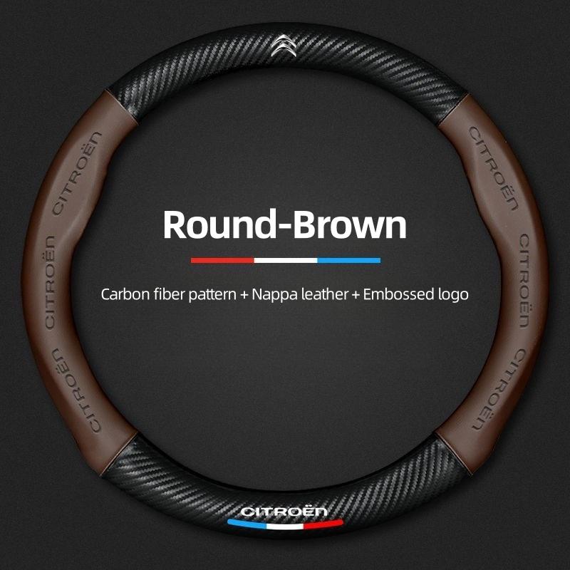 Autolenkradbezug Ist Anwendbar Für Citroen C4 C3 C5 C1 C3-XR DS3 DS5 Sega Berlingo Jumper ZX Spacetourer Auto Zubehör