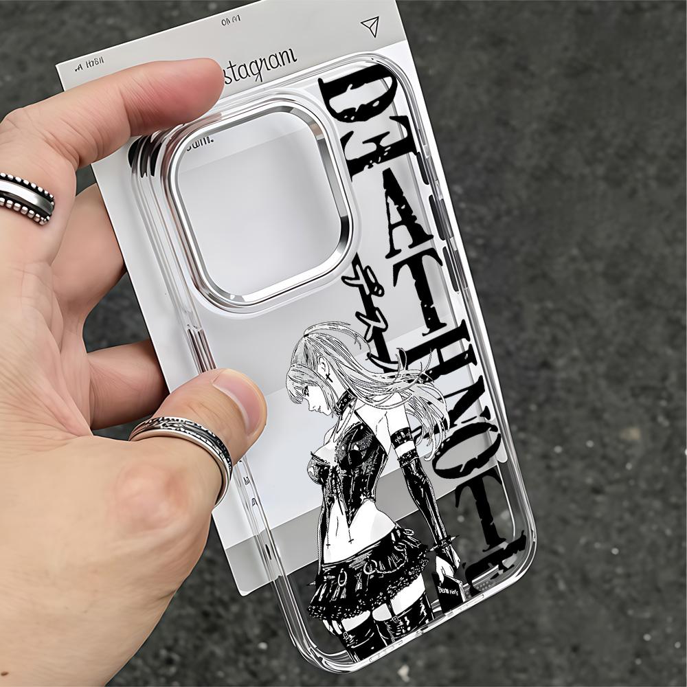 Custodia per Telefono Anime D-Death Note per Xiaomi Mi 15 14T 14 12T 11T 11 Lite Poco M7 X7 X6 F5 F6 X5 X4 GT Pro 5G Trasparente Morbida