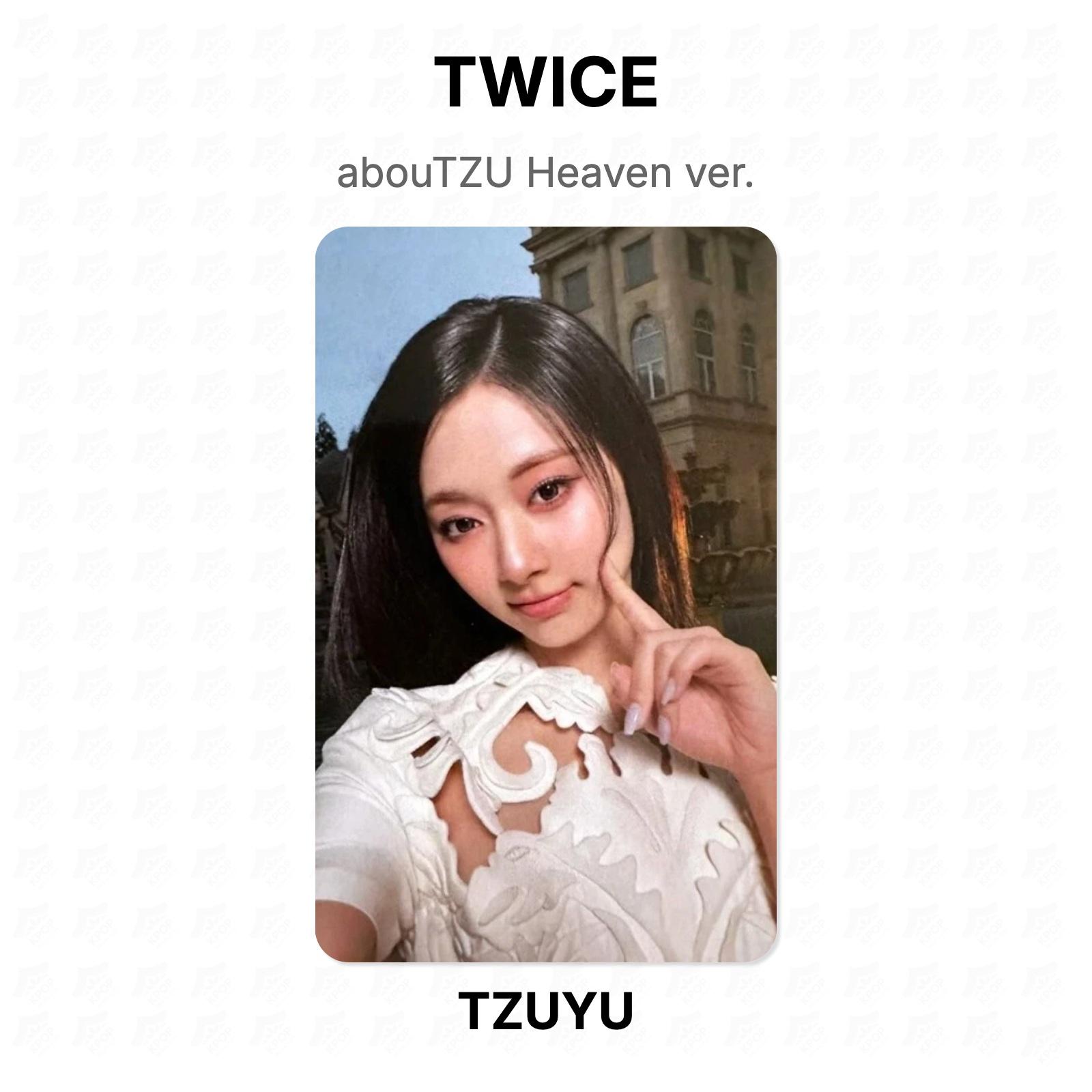 TWICE abouTZU Heaven ver. Official Photocard TZUYU