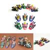Super Mario Bros Kart Pull Back Car Action Figure Set 6 Pcs Colorful Collectibles