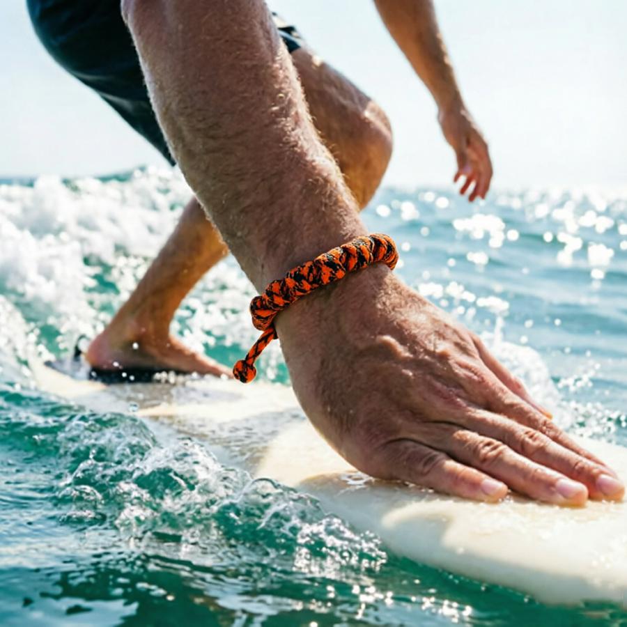 Neues Einzigartiges Handgefertigtes Geflochtenes Kordel Armband Herren Premium Ausgewählte Seil Outdoor Notfall Rettung Überleben Armband 7 Farben Verfügbar