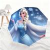 A Fully Automatic Umbrella Featuring Elsa from Frozen, Suitable for All Occasions As a Sun And Rain Umbrella, Portable And Fol